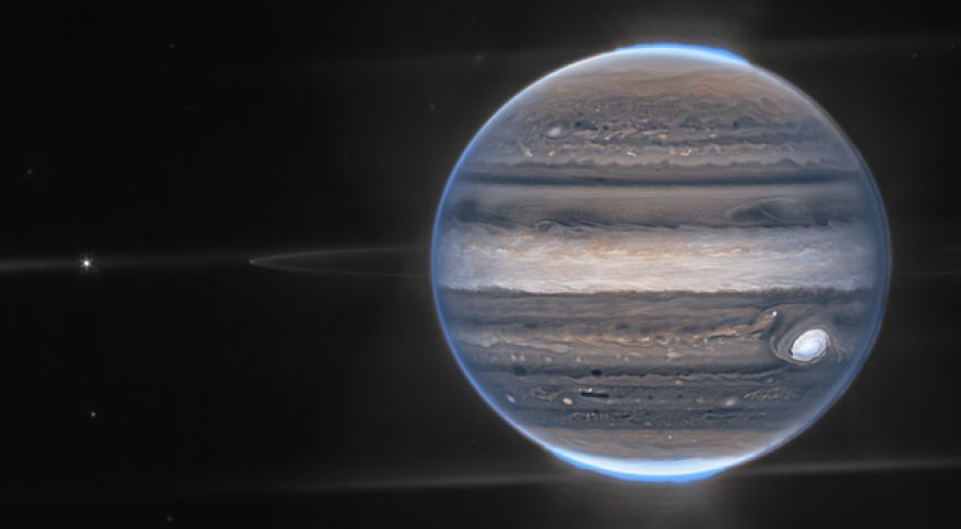 James Webb Space Telescope Captures the Rings of Jupiter