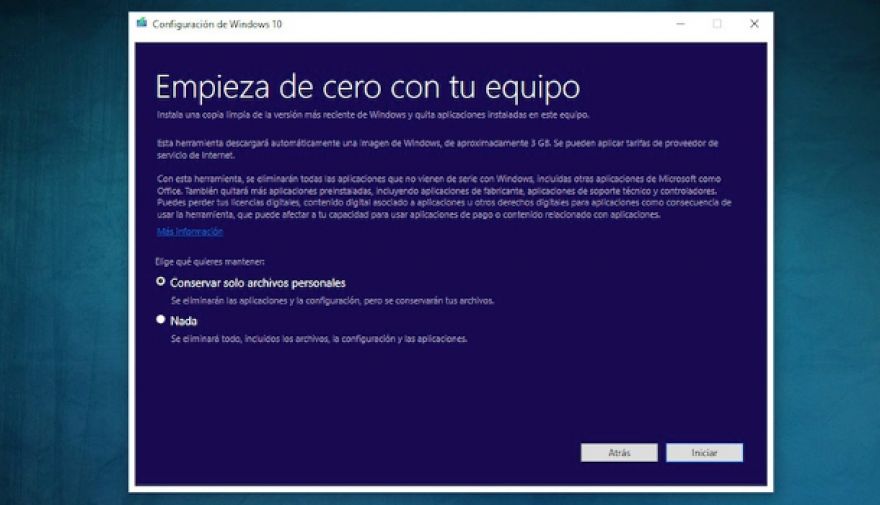 Como desinstalar el bloatware de Windows 10