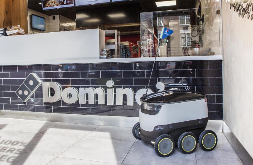 Domino’s repartirá pizzas con robots