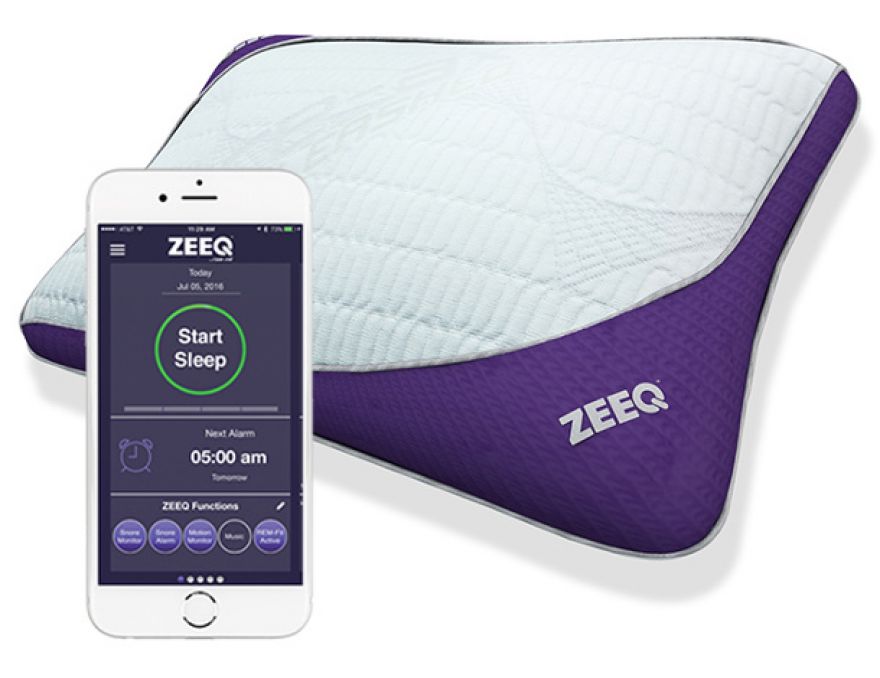 ZEEQ, una almohada que puede reproducir música y otras funciones de sueño