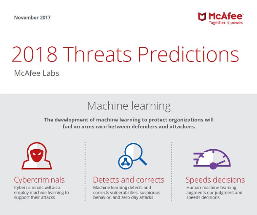 McAfee advierte que habrá ciberataques más destructivos en 2018